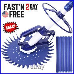 In-Ground Automatic Swimming Pool Vacuum Cleaner Hover Wall Climb with 10PCS Hose