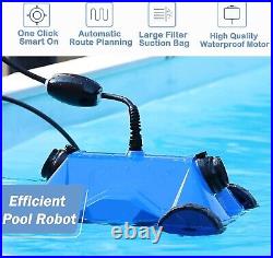 Intelligent Pool Cleaning Robot, Fully Automatic Underwater Cleaner, RED, READ