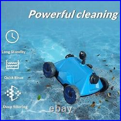 Intelligent Pool Cleaning Robot, Fully Automatic Underwater Cleaner, RED, READ