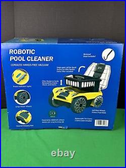 Intertek Cordless Robotic Pool Cleaner Hands-Free Vacuum Cleaner