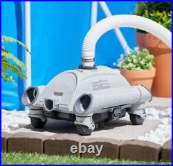 Intex 28001E Above Ground Automatic Suction-Side Swimming Pool Cleaner with Hose