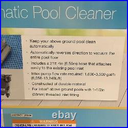 Intex 28001E Above Ground Swimming Pool Automatic Vacuum Cleaner with 1.5 Fitting