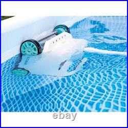 Intex 28005EX automatic robot ZX500 cleaner with wheels for above ground pools
