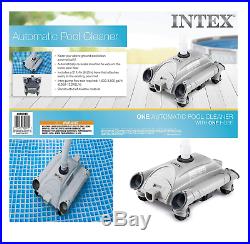 Intex Automatic Pool Cleaner Basic Pressure Side Vacuum Cleaner with 24 Foot Hose