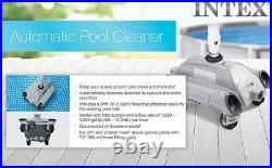 Intex Automatic Pool Cleaner Pressure Side Vacuum Cleaner with 24 Foot Auto Hose