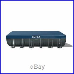 Intex Frame Swimming Pool with Sand Filter & Vacuum Cleaner & Automatic Skimmer