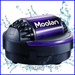 Moolan Cordless Robotic Pool Cleaner Automatic Pool Vacuum Robot Lasts 120 Mins