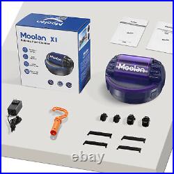 Moolan Cordless Robotic Pool Cleaner Automatic Pool Vacuum Robot Lasts 120 Mins