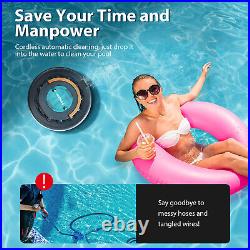 Moolan X2 Cordless Robotic Pool Vacuum Cleaner for Inground & Above Ground Pools