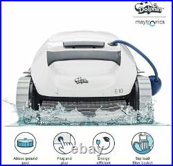 NEW DOLPHIN E10 Automatic Robotic Pool Cleaner with Easy Clean Top Load Filter