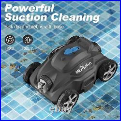 New Rechargeable Robotic Pool Vacuum Cleaner with 1076 sq. Ft. Of Cleaning Area
