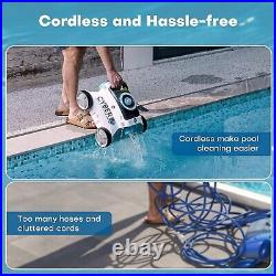 Ofuzzi Cyber 1200 Pro Cordless Robotic Pool Cleaner, Max. 120 Mins Runtime, Blue