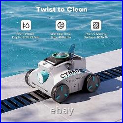 Ofuzzi Cyber 1200 Pro Cordless Robotic Pool Cleaner, Max. 120 Mins Runtime, Blue