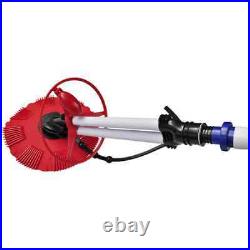 Outdoor Swimming Pool Automatic Cleaner Vacuum Hose Set Red Cleaning Tools New