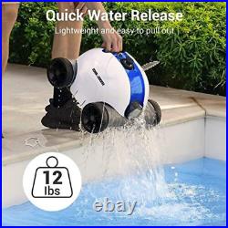 PAXCESS Cordless Automatic Pool Cleaner, 60-90 Mins Working Time, Waterproof
