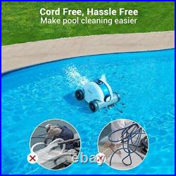PAXCESS Cordless Automatic Pool Cleaner, 60-90 Mins Working Time, Waterproof