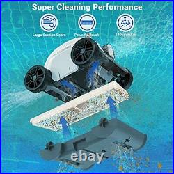 PAXCESS Cordless Automatic Pool Cleaner, Robotic Pool Cleaner with 5000mAh nd/