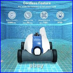 PAXCESS HJ1103J Cordless Automatic Pool Cleaner Robotic Fast Moving