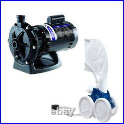 Polaris 380 Pressure-Side Automatic Pool Cleaner F3 & 3/4HP Booster Pump PB4-60