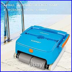 Portable Cordless Automatic Robotic Swimming Pool Cleaner Tool Wall Climbing NEW