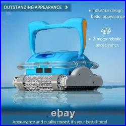 Portable Swimming Pool Robotic Automatic Vacuum Cleaner with2 Filters Light Weight