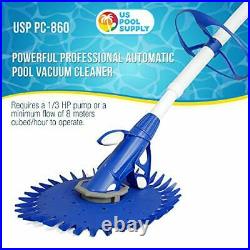 Professional Automatic Pool Vacuum Cleaner Powerful Suction that Removes