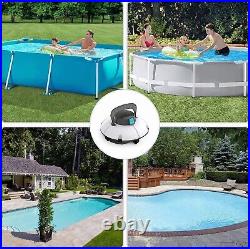 RENEWED Cordless Automatic Pool Cleaner, Strong Suction with Dual Motors