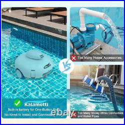 Robotic Pool Cleaner 7500mAh Sensor Automatic Vacuum IPX8 Swimming Pool 430ft