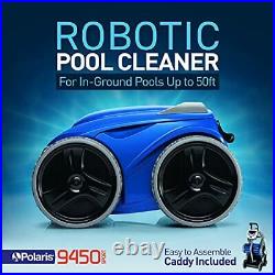 Robotic Pool Cleaner Auto Vacuum for InGround Pools Wall Climbing Easy Access