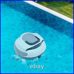 Robotic Pool Cleaner Cordless 1420Oz/Min Automatic Pool Vacuum Powerful Cleaning