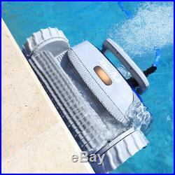 Robotic Pool Cleaner with Control Box Ultra-Efficient Dual Scrubbing Brushes