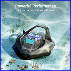 Robotic Wireless Automatic Pool Vacuum Cleaner With Pool Chemical Dispenser