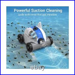 Rock&Rocker Cordless Robotic Pool Cleaner, Automatic Pool Vacuum with Dual-Dr