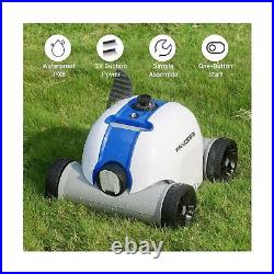 Rock&Rocker Cordless Robotic Pool Cleaner, Automatic Pool Vacuum with Dual-Dr