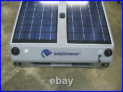 SolaSkimmer Pool Skimmer Solar-Powered Robotic Cleaner That Automatically Remove