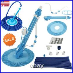 Swimming Pool Automatic Cleaner Clean Inground Above Ground Pool Vacuum Hose Set