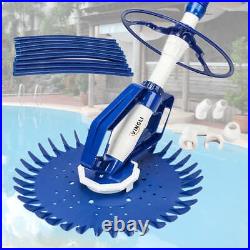 VINGLI Pool Vacuum above Ground Indoor Outdoor Automatic Swimming Pool Cleaner S