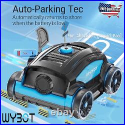 WYBOT Cordless Robot Pool Vacuum Cleaner, Auto-Parking for Above/In Ground Pools