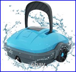 WYBOT Cordless Robotic Pool Cleaner, Automatic Pool Vacuum (Blue)