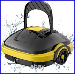 WYBOT Cordless Robotic Pool Cleaner, Automatic Pool Vacuum, Powerful Suction, Du