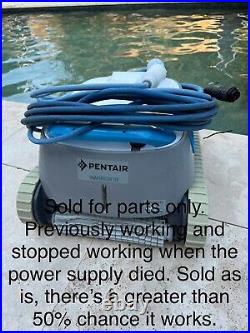 Warrior SE Pentair Robotic Inground Pool Cleaner & 2 power supplies(for Parts)