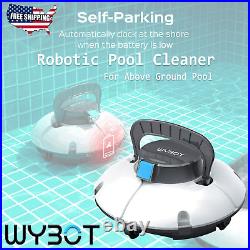 Wybot Smart Cordless Automatic Pool Cleaner, Rechargeable Robotic Pool Cleaner