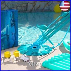 XtremepowerUS Automatic Suction Swimming Pool Vacuum Climb Wall Pool Cleaner Set