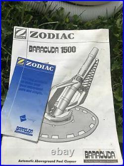 Zodiac Baracuda 1500 Suction side Ground automatic Pool Cleaner