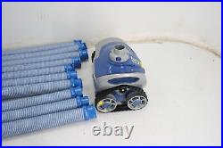 Zodiac MX6 Automatic Suction Side Cleaner Vacuum for In ground Pools Blue Gray