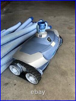 Zodiac Mx8 Baracuda Automatic Suction Pool Cleaner Plus 9 Hoses For Parts